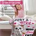 thumbnail image 2 of Yibo Mushroom Blanket for Girls, Just A Girl Who Loves Mushrooms , Soft Kids Kawaii Blanket Mushroom Gifts for Birthday Christmases, 2 of 6