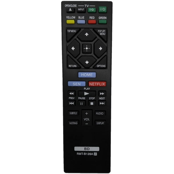 New Replaced Remote RMT-B126A Suit for Sony Blu-Ray DVD Player BDP