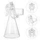 thumbnail image 4 of Candebro de estilo europeo, centro , elegante y creativo, decoración , candebro de Ángel de cristal para cena, chimenea, decoración Zulema Porta vela, 4 of 8
