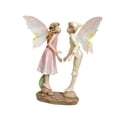 thumbnail image 3 of Besos pareja estatua de ángel, resina, centro de mesa, adorno romántico de trabajo de arte para bodas de cumpleaños de aniversario de vacaciones, 3 of 9