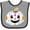 Heather and Black, variant on Inktastic Day Of The Dead Pumpkin Boys or Girls Baby Bib