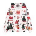 thumbnail image 4 of Pullover Hoodie with Festive Holiday Stocking and Gift Print for Children's Casual Long Sleeve Sweatshirt Comfortable Fit, 4 of 4