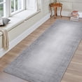 thumbnail image 5 of SIXHOME 2'x6' Runner Rug Machine Washable Runner Soft Abstract Gradient Area Rug for Entryway Bedroom Kitchen Laundry Room Bathroom Modern Home Decor Neutral Gray Runner, 5 of 7