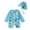 X16Sky Blue, variant on lnmuld Three Piece Long Sleeve UPF 50  Swimwear Set for Toddler and Baby Boys with Cute Cartoon Design Size:2-3 Years