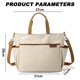 thumbnail image 2 of Bolso de hombro de lona bolso de mano casual mochila bolso bolso mochila para mujer, 2 of 7