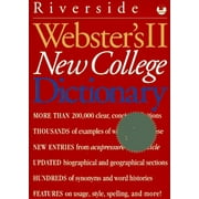 Websters II New College Dictionary, Pre-Owned  Hardcover  0395708699 9780395708699 Severynse, Marion