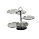 thumbnail image 5 of Bandeja para postres Macarena centro de mesa de buffet de 5 Platos soporte para servir Puesto de pasteles, 5 of 8