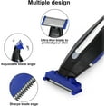 thumbnail image 3 of 4PCS LinMei Shaver Replacement Heads Compatible for 1st Generation Microtouch Solo Men's Rechargeable Full Body Hair Trimmer and Shaver Replacement Cutter Head with 2 Clean Brush, 3 of 8