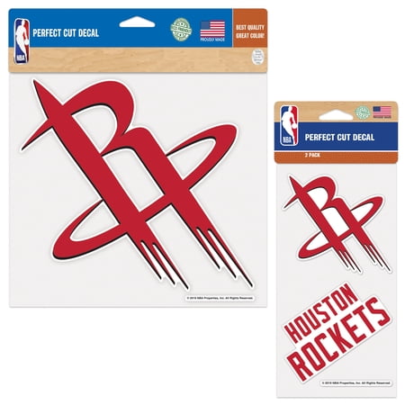 WinCraft Houston Rockets Perfect Cut Decal Two-Pack Set WinCraft Houston Rockets Perfect Cut Decal Two-Pack Set