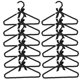 thumbnail image 1 of 12 perchas con cuentas de perlas para ropa de bebé, pequeñas, elegantes y decorativas, con cinta para niños, bebés, mascotas, gatos y perros, color negro, 1 of 7