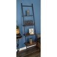 thumbnail image 2 of DecMode 20" x 77" Brown Wood 4-Tier Shelving Unit, 1-Piece, 2 of 10