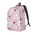thumbnail image 1 of Easygdp Easter Rabbit Mochila de Lona Resistente para Laptop, Compatible con Laptops de 15 a 17 pulgadas, Ideal para Escuela, Trabajo y Viajes-Small, 1 of 5