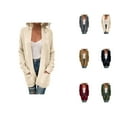 thumbnail image 1 of Cardigan pour Femmes Ouvert Manches Longues Tricoté avec Poches Cardigan pour Femmes, 1 of 6