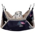 thumbnail image 3 of Small Pet Cage Hammock Hammock Small Animal Hammock Bedding (1 Piece) Flamingo Pattern, 3 of 3