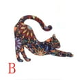 thumbnail image 1 of Fiudx Broche de Gato, Ligero, Acrílico, Adorable Diseño de Gatito, Accesorio con Estampado Moderno, Ideal para Fiestas y Uso Diario, Regalo para Mamá y Novia, 7 X 6 Cm, Multicolor., 1 of 5