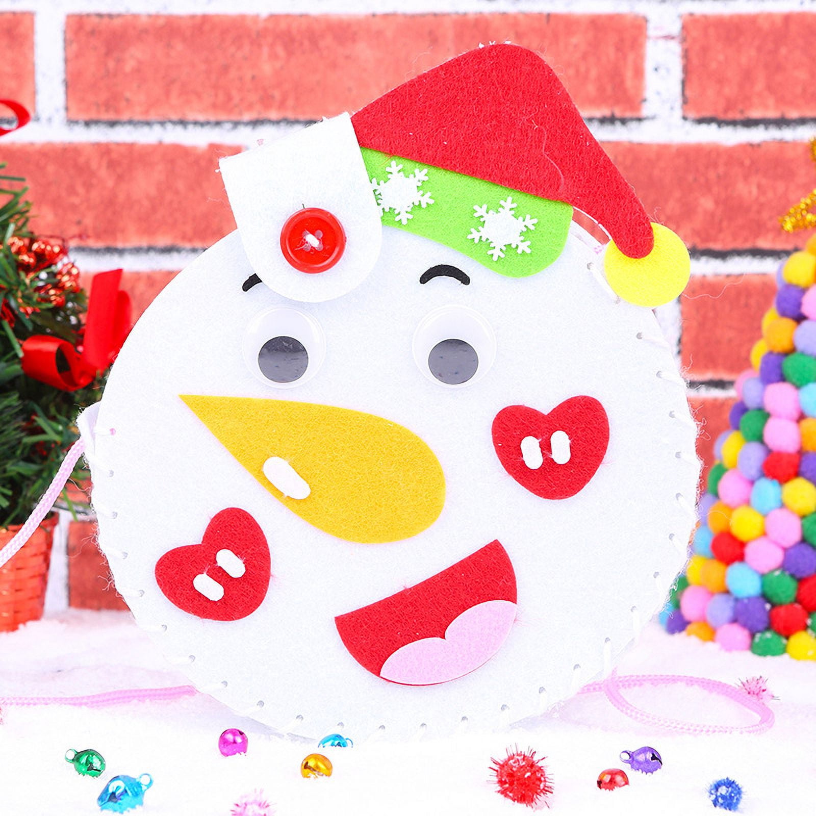 Patron PDF à coudre en feutre imprimable Père Noël, ornements de Noël en feutre, téléchargement immédiat, excellent cadeau ou décoration de Noël - Canada