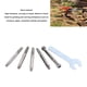 thumbnail image 4 of Kit De Afilado De Motosierra, 5 Piezas De Partículas Esmeriladas De Alta Dureza Instalación Simple Afilador De Motosierra Taladro Para Cadena Grande De 8 Para Joyería De Piedra, 4 of 8