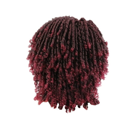 Crochet Dirty Braid Headgear Wig Africa Small Volume Chemical Fiber Wig