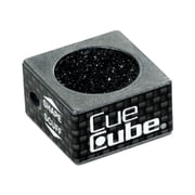 Cue Cube Dime Radius (.353) Billiard Pool Cue Tip Tool Display – 25-Pack Silver | 2-in-1 Pool Cue Tip Shaper & Scuffer, Made in USA