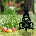 thumbnail image 6 of YIMWNYI Easter Bunny Acrylic Garden Stakes, Outdoor Yard Decoration, Weatherproof Lawn Ornaments, Easy Install Courtyard Sculptures for Festival Celebrations, 6 of 7