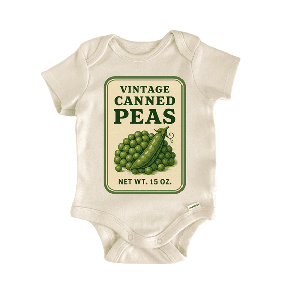 Vintage Canned Peas - Baby Bodysuit