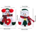 thumbnail image 2 of Bolsa para cubiertos Servilletero navideño Porta cubiertos Lindo muñeco de nieve Porta cubiertos navideños Decoraciones de mesa Adecuado para Navidad, Día de San Valentín, Navidad, 2 of 5