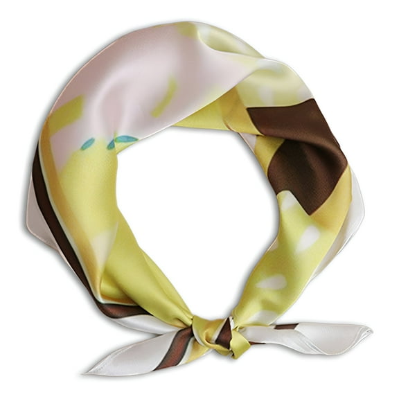 TELOLY Bandanas for Women,Printing Silk Bandana,Cute and Sweet Polyester Bandana,Style2