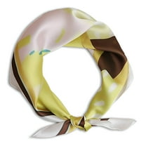 TELOLY Bandanas for Women,Printing Silk Bandana,Cute and Sweet Polyester Bandana,Style2