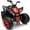 Red2, variant on Letsgokid Kids ATV 4 Wheeler, 24V 2 Seater Electric ATV Ride On Toy for Big Kids with 110lb Weight Capacity, 200W Motor, 3.7Mph Max Speed, Spring Suspension, LED Lights, Music