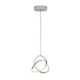 thumbnail image 1 of Artika Zephyr Modern 1-Light LED Pendant Light Fixture, Chrome, 1 of 8