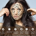 thumbnail image 5 of 12 Sheets Cheetah Temporary Tattoo Temporary Whisker Tattoos Leopard Print Temporary Tattoos Brown Leopard Face Stickers Gold Temporary Tattoos Cheeta, 5 of 5