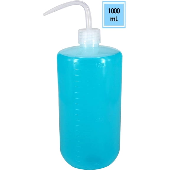 LDPE Safety Wash Bottle w/Long Tip 1000ml (Qty 1) by BioRx Sponix