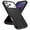 Black, variant on Allytechgroup Case Compatible with iPhone 17 Pro with Hidden Kickstand, [Military Grade Drop Protection] Soft TPU Hard PC Bumper Non-Slip Shockproof Full Protective Case, Black+Orange