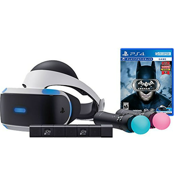 Sony PlayStation VR Batman Starter Bundle 4 items: VR,motion, camera and vr  game disc- batman Arkham VR - PlayStation4 