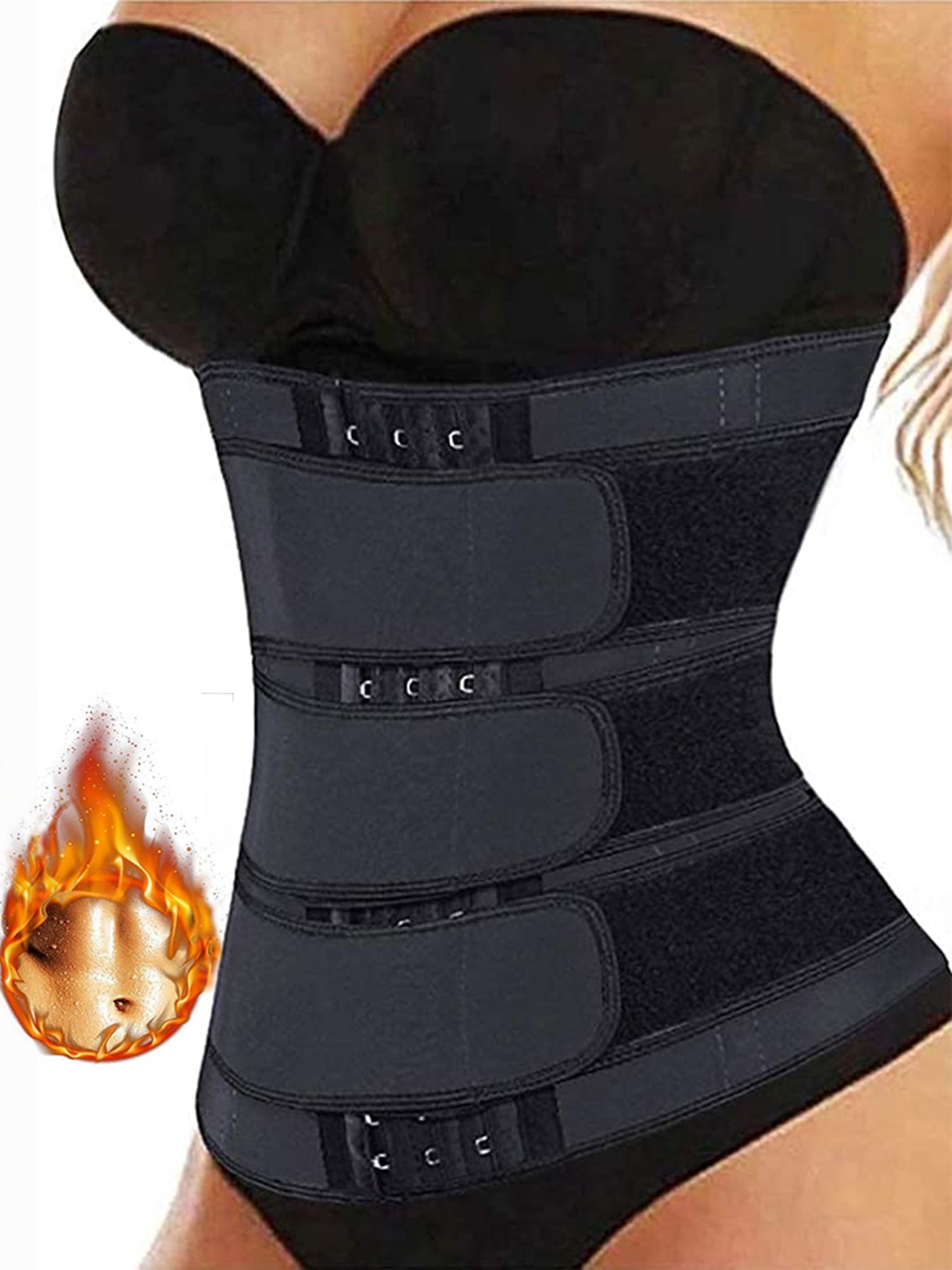 SAYFUT - SAYFUT Waist Trainer Corset Sweat Belt for Women Weight Loss