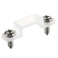 thumbnail image 1 of Unique Bargains LED Strip Mounting Brackets, Fixing Clips with Screws for 8mm Wide 3528 2835 Waterproof LED Strip, Silicone, 50Pcs, 1 of 5