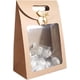 thumbnail image 4 of Bolsa de papel Kraft de 12 piezas, bolsa de regalo con ventana, bolsas de papel Kraft marrón, para envolver regalos de banquetes, galletas, dulces, 4 of 5