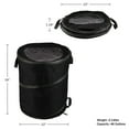 thumbnail image 7 of Wakeman Outdoors 46-Gallon Pop Up Outdoor Trash Can for Camping, Black, 7 of 7