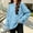 D10-Light Blue # Girls Tops, variant on Falkdiz Girls Comfy Shirts Outdoor Long Sleeve With Mitten-Style Cuffs Tops Winter Warm School Party Pullover for Girls Solid Color , Black , Size: 5-6 Years