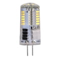 thumbnail image 1 of Bombilla G4 57LED 5W 500LM Bi Pin Bombilla no regulable para lámpara de araña AC/DC 12V Blanco frío 6000-6500K, 1 of 14