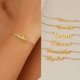 thumbnail image 2 of Pulseras personalizadas con nombre para mujer, brazalete de acero inoxidable con letras, joyería para bebé, regalo no alérgico, 2 of 4