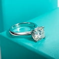 thumbnail image 7 of AnuClub 3.5ct Cushion Moissanite Engagement Ring, D Color 925 Sterling Silver, Eternity Wedding Promise Anniversary Band Rings for Women, 7 of 7