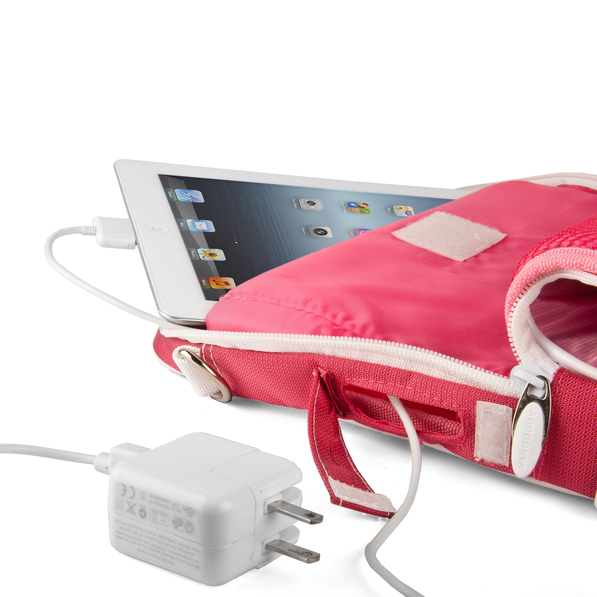VANGODDY Pindar Universal Laptop Messenger Bag for 14, 15 , 15.6 inch Laptops with Neoprene sleeve and Headphone Splitter Bundle Package