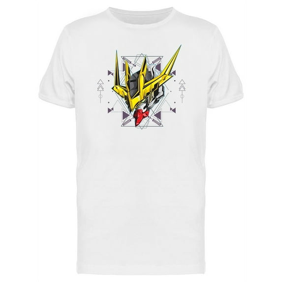 Mecha Head T-Shirt Men -Image by Shutterstock, Male x-Large