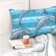 thumbnail image 4 of Fotbe Dolphin Funda de Almohada Decorativa Estilo Occidental, Lujo en Algodón, Fundas para Almohadas King, Cojín Estampado para Decoración del Hogar-14"x20", 4 of 6