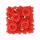 thumbnail image 2 of Fondo de Panel de flores artificiales, telón de fondo de rosas florales, decoración del Día de San Valentín para fiesta de boda, escenario de , Rojo, 2 of 8