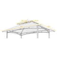 thumbnail image 7 of AuraLane 8' x 5' Grill Gazebo Replacement Canopy,Double Tiered Bbq Tent Roof Top Cover, 7 of 7
