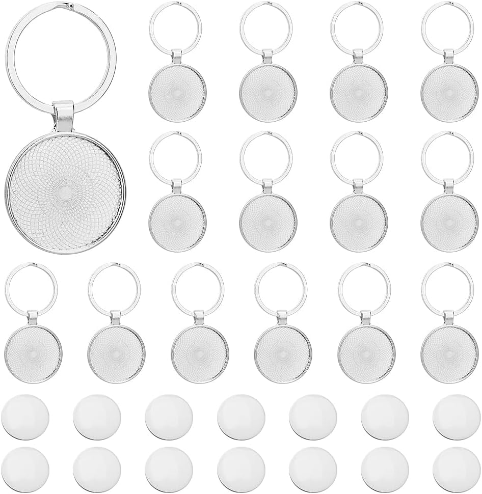 Traceease 25 Ciondoli Portachiavi In Acrilico Trasparente A Forma Di Cuore - 5x3,8 Cm, Spessore 3 Mm, Forati, Per Progetti Fai Da Te - 2