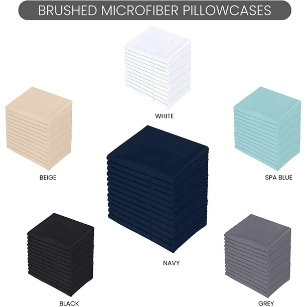 Bulk colored pillow hot sale cases