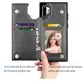 thumbnail image 2 of Galaxy Note 10 + 5G Wallet Card Holder Case, Galaxy Note 10 + 5G Leather Case, Njjex Leather Flip Wallet Card Holder Case Cover for Samsung Galaxy Note 10 + 5G 6.8", Black, 2 of 10